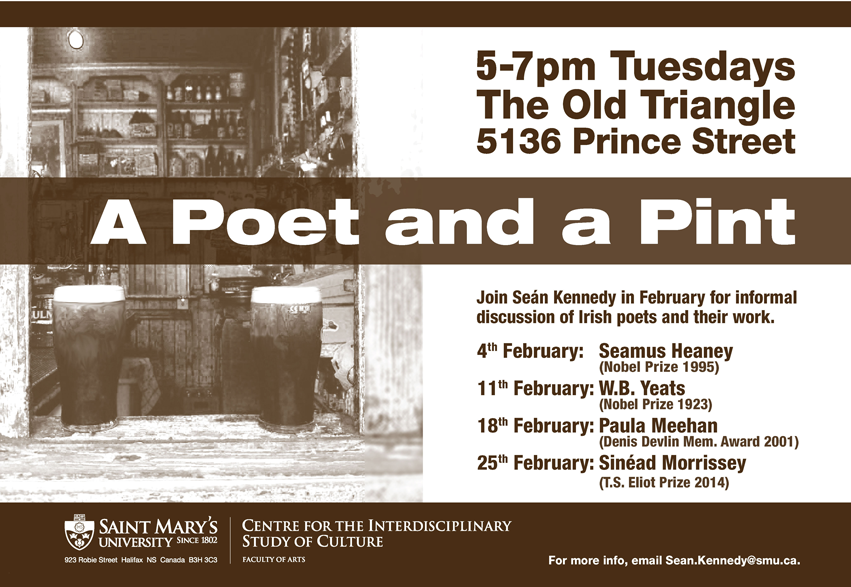 poetry reading at the Old Triangle