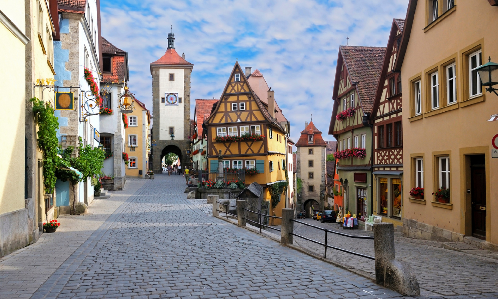 A picturesque street in Germany