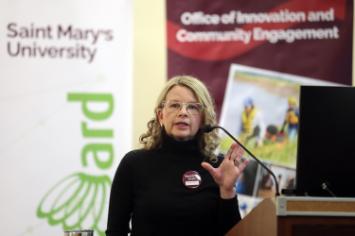 Kate Ervine Presenting at Research Expo 2025