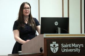 Dr. Nicole Conrad presenting