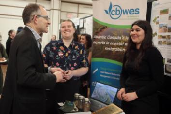 President Summerby-Murray and Geography Students Research Expo 2025