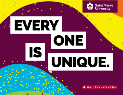 A colourful page reads: Every one is unique