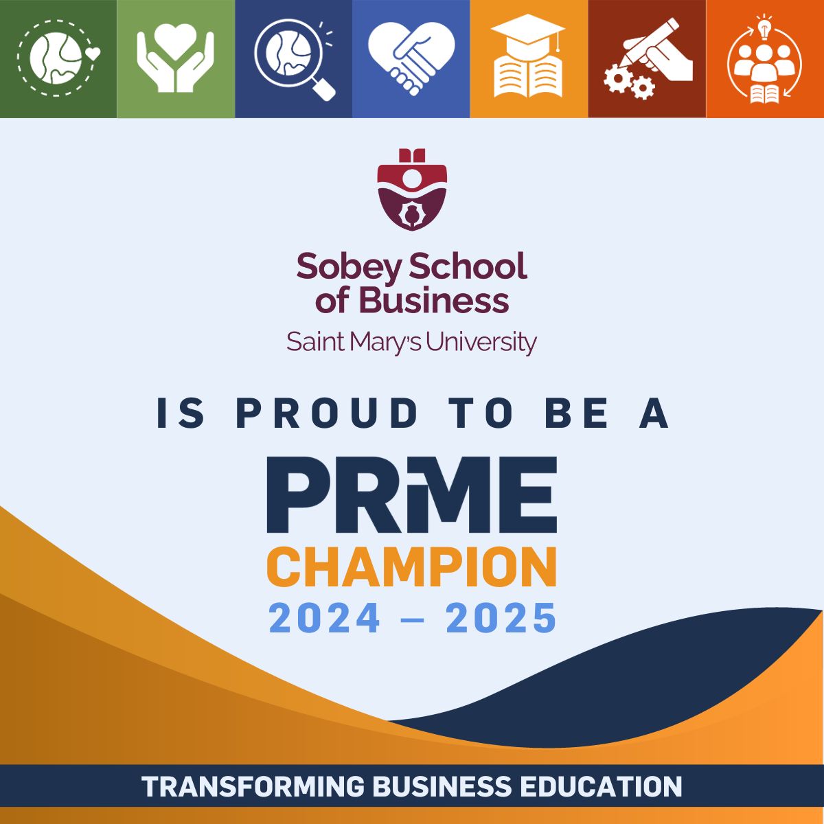 Sobey School of Business is proud to be a PRME Champion 2024-2025