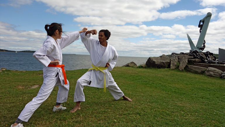 Karate at Point Pleasant Park 2